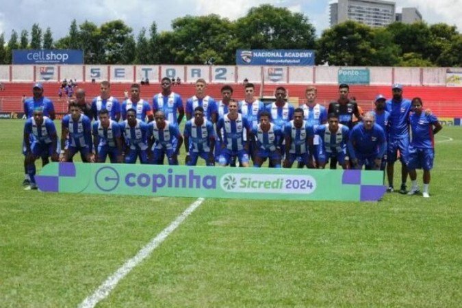 Nacional caiu na primeira fase da Copinha -  (crédito: Foto: João Loureiro/Ag. Paulistão)