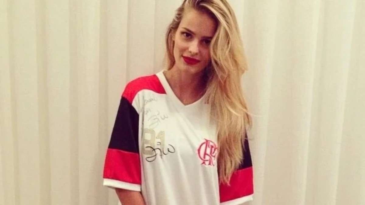 Yasmin Brunet é torcedora do Flamengo
