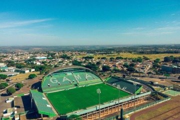 Última partida oficial no Bezerrão foi disputada em fevereiro de 2021 - (crédito: Secretaria de Esporte e Lazer/Divulgação) Última partida oficial no Bezerrão foi disputada em fevereiro de 2021 - (crédito: Secretaria de Esporte e Lazer/Divulgação)