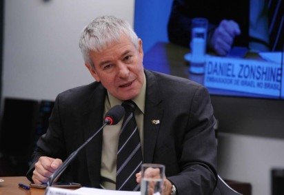 Daniel Zonshine, embaixador de Israel no Brasil -  (crédito: Vinicius Loures/Câmara dos Deputados)