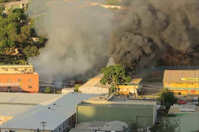 A violência eclodiu na capital, Port Moresby na noite de quarta-feira -  (crédito: AFP)