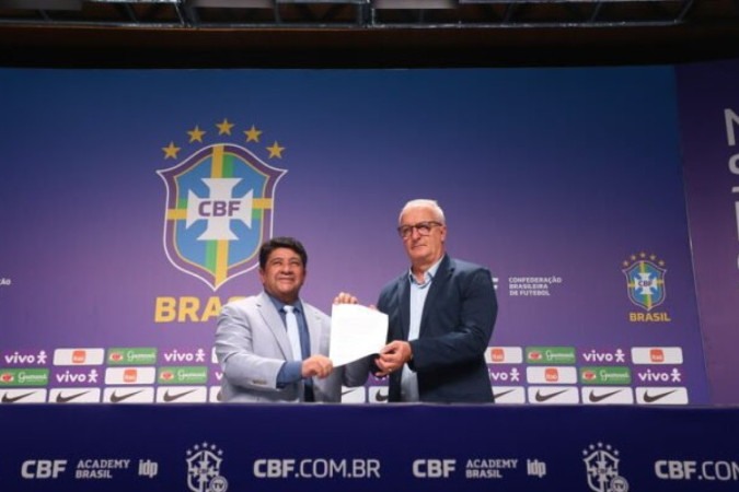 Dorival Júnior é apresentado como novo técnico da Seleção Brasileira -  (crédito: Foto : Staff Images / CBF)