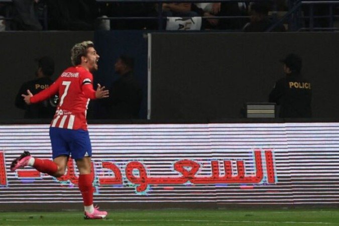 Griezmann no topo da história do Atlético de Madrid - (crédito: - Foto: Pierre-Philippe/AFP via Getty Images) Griezmann no topo da história do Atlético de Madrid - (crédito: - Foto: Pierre-Philippe/AFP via Getty Images)