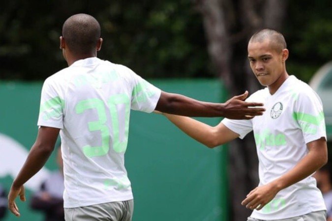 Palmeiras vence Rio Branco em jogo-treino - (crédito: CESAR GRECO) Palmeiras vence Rio Branco em jogo-treino - (crédito: CESAR GRECO)