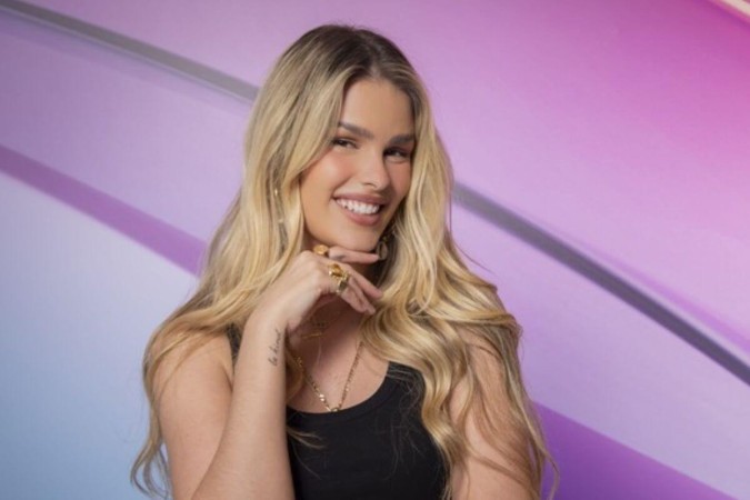 Modelo Yasmin Brunet é um dos destaques do camarote do BBB24 -  (crédito: Reprodução digital | Rede Globo)