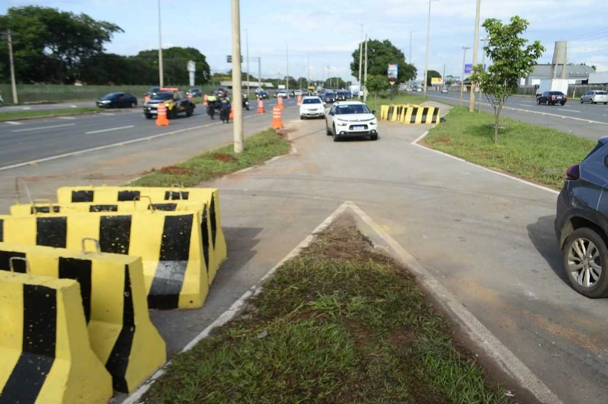 Desvio no trânsito da EPTG