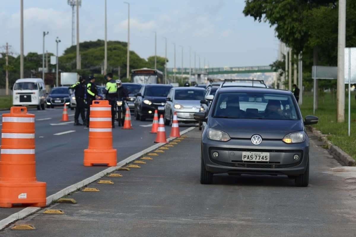 Desvio no trânsito na EPTG