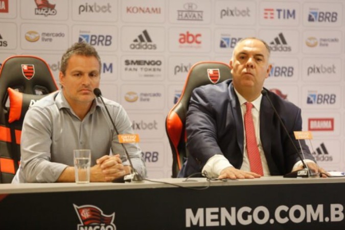 Bruno Spindel falou sobre o interesse do Flamengo em três jogadores e a participação de Tite na formação do elenco  -  (crédito:  Gilvan de Souza)