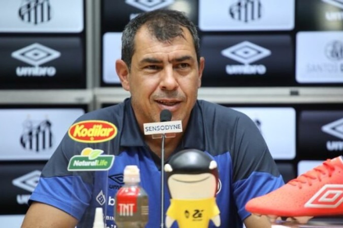 Contrato de Carille com o Santos vai até o fim do ano, mas tem opção de mais uma temporada -  (crédito:  PEDRO ERNESTO GUERRA AZEVEDO)