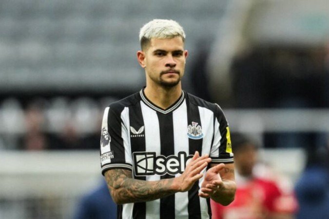 Bruno Guimarães é um dos jogadores mais valorizados da Premier League - Foto: Andy Buchannan/AFP via Getty Images - (crédito: Foto: Andy Buchannan/AFP via Getty Images) Bruno Guimarães é um dos jogadores mais valorizados da Premier League - Foto: Andy Buchannan/AFP via Getty Images - (crédito: Foto: Andy Buchannan/AFP via Getty Images)