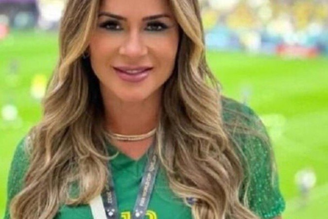 Namorada do pai de Neymar posta mensagem enigmática  -  (crédito: Foto: Instagram @mabernardi_)