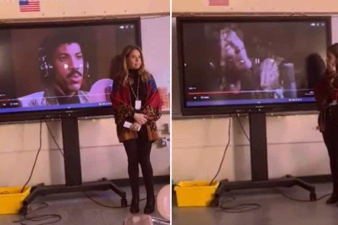 Alunos não reconheceram artistas de 'We are the world' - (crédito: Redes sociais) Alunos não reconheceram artistas de 'We are the world' - (crédito: Redes sociais)