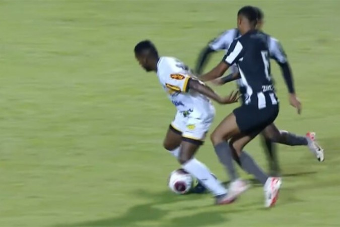 Botafogo perde para o Novorizontino e está eliminado da Copinha -  (crédito: Foto: Reprodução/Youtube)
