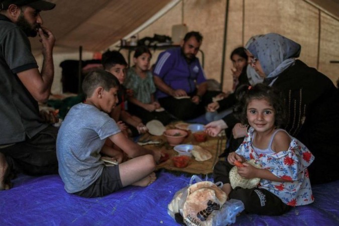 O deslocamento tem sido parte significativa da história dos palestinos nas últimas décadas -  (crédito: Getty Images)