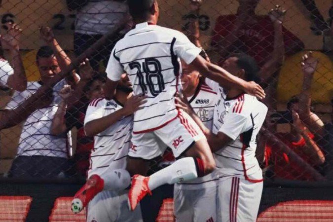 Flamengo Sub-20 - (crédito: Foto: Gilvan de Souza / CRF ) Flamengo Sub-20 - (crédito: Foto: Gilvan de Souza / CRF )