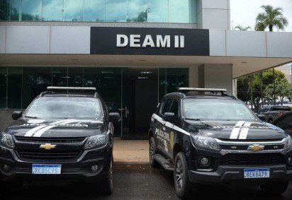 O autor foi encaminhado &agrave; Deam II, onde foi autuado pelas agress&otilde;es cometidas. -  (crédito:  Ed Alves/CB/DA.Press) -O autor foi encaminhado &agrave; Deam II, onde foi autuado pelas agress&otilde;es cometidas. -  (crédito:  Ed Alves/CB/DA.Press)