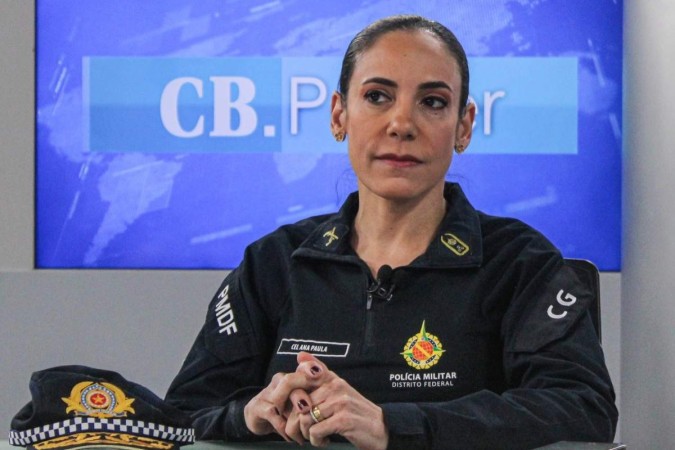 Comandante-geral da Polícia Militar (PMDF), coronel Ana Paula Barros, em entrevista ao CB.Poder -  (crédito:  Kayo Magalhães/CB/D.A Press)