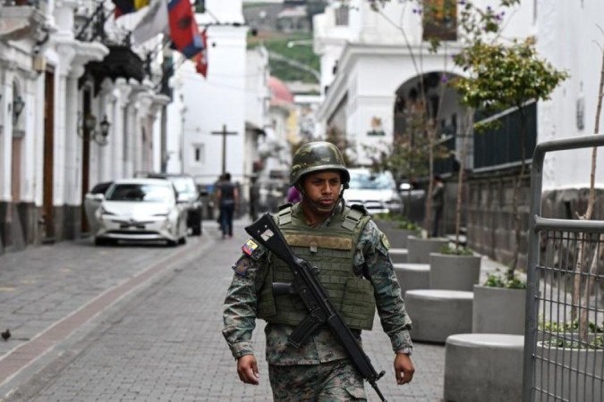 A violência no Equador continua se agravando, apesar de reforço na atuação das forças de segurança -  (crédito: Getty Images)