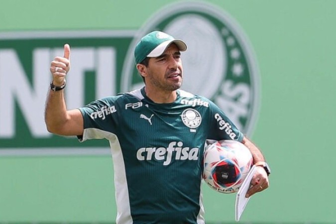 Abel inicia mais uma temporada no Palmeiras -  (crédito:  CESAR GRECO)
