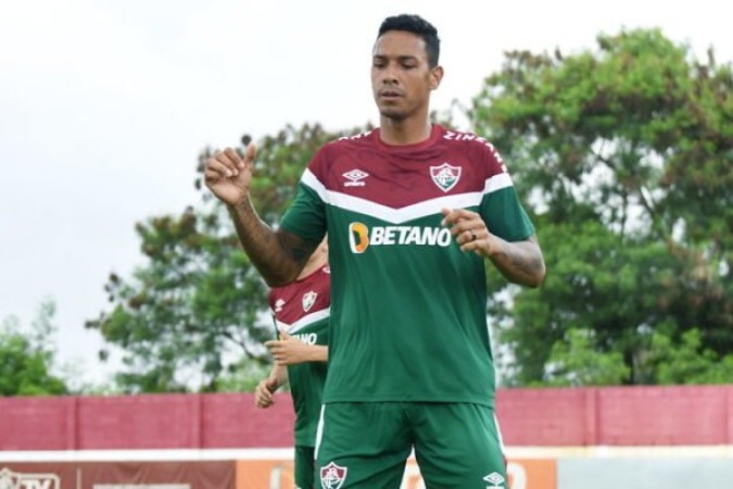 Zagueiro do Fluminense rasga elogios para Felipe Melo -  (crédito:  Mailson Santana/Fluminense FC)