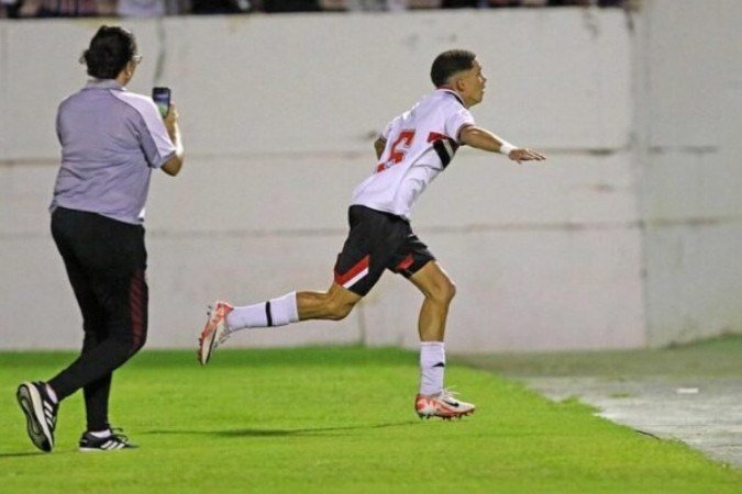 São Paulo encara o Novorizontino pelas oitavas de final da Copinha -  (crédito: Foto: Célio Messias / São Paulo FC)