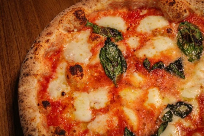  Pizza vera margherita da Baco Pizzaria -  (crédito:  Kayo Magalhães/CB/D.A Press)