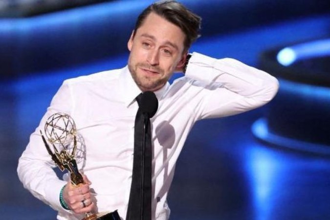 Kieran Culkin ganhou o Emmy de Melhor Ator em Série Dramática por seu papel em 'Succession' -  (crédito: Reuters)