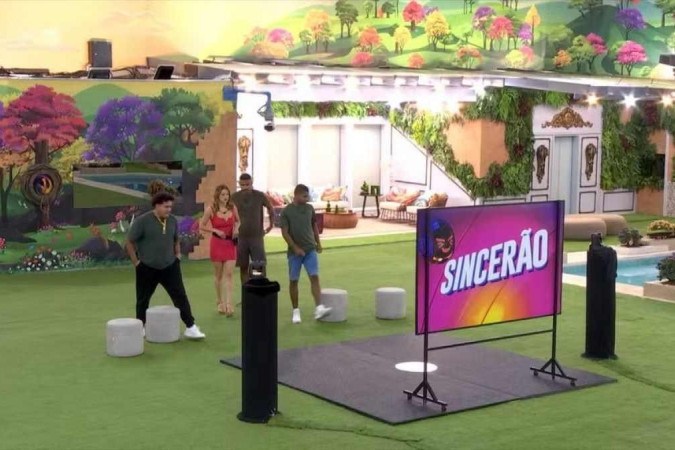 O 'sincerão' substituiu o tradicional 'jogo da discórdia' e dá visibilidade para os protagonistas da semana -  (crédito: Reprodução/Globo/Globoplay)