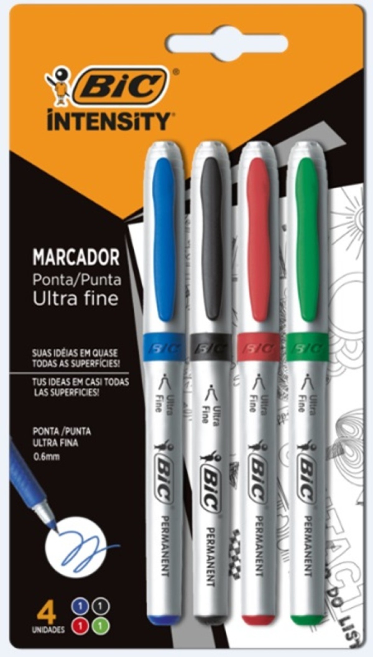 Marcador BIC Instensity Ultra Fine - R$ 28,90 