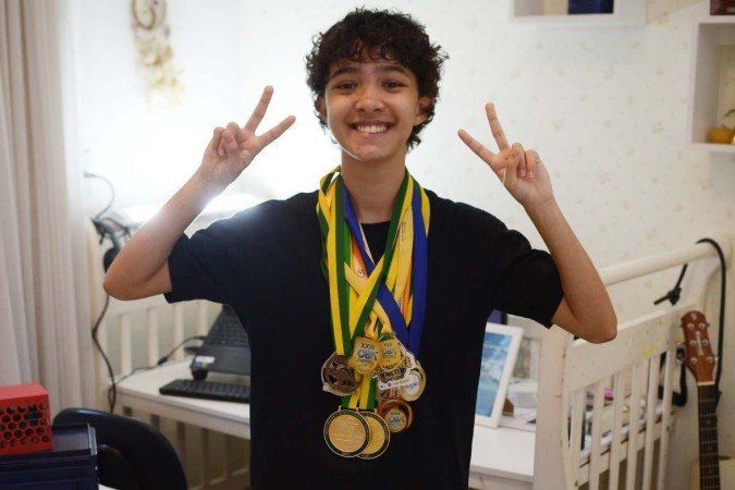 Lucca Santos Aguilar, 17 anos, morador de Sobradinho, foi o único estudante do Distrito Federal a tirar mil na redação do Exame Enem de 2023