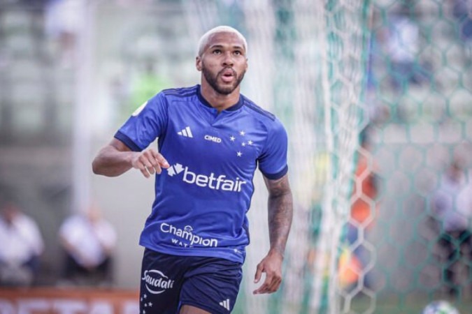 Vasco ainda observa atacante Wesley, que pode deixar o Cruzeiro depois de primeira temporada irregular -  (crédito:  Foto Cris Mattos /STAFF IMAGES / CRUZEIRO)