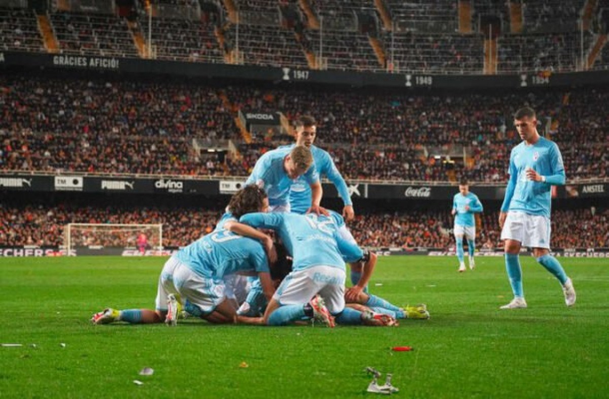 Fora de casa, Celta derrota o Valencia e avança na Copa do Rei