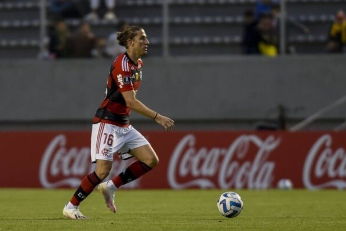 Filipe Luís é o novo técnico do sub-17 do Flamengo -  (crédito: Foto: Marcelo Cortes / CRF)