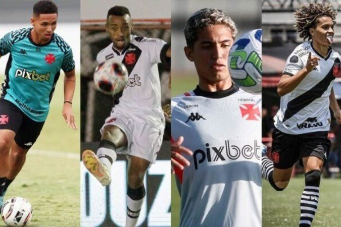 O lateral-direito Paulinho é uma das principais joias da base do Vasco há alguns anos. Ele integra o profisional desde 2023, mas ainda não entrou em -  (crédito: Rafael Ribeiro/ Vasco)