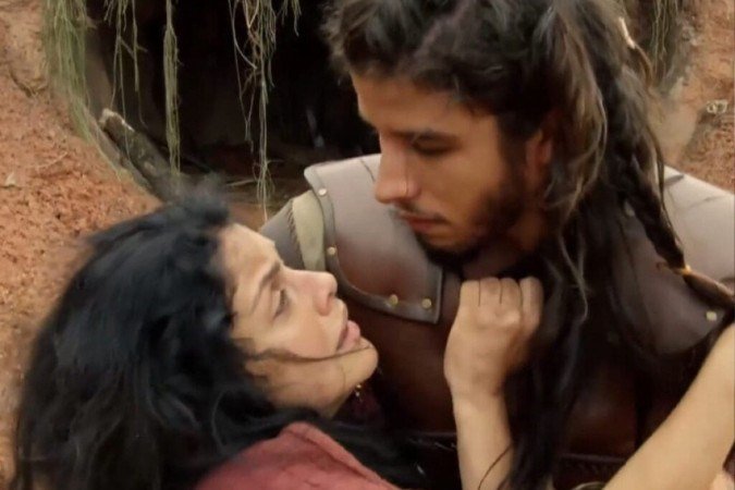 Atualmente a novela está sendo reprisada na grade da Record TV - (crédito: Reprodução/Record TV) Atualmente a novela está sendo reprisada na grade da Record TV - (crédito: Reprodução/Record TV)
