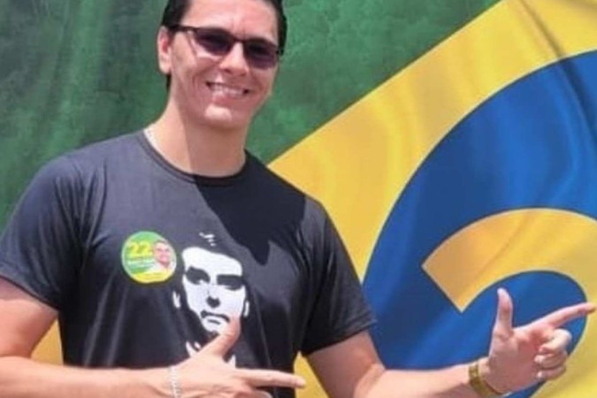 Carlos Victor de Carvalho foi identificado como um dos líderes dos atentados de 8 de janeiro, em Brasília -  (crédito: Reprodução)