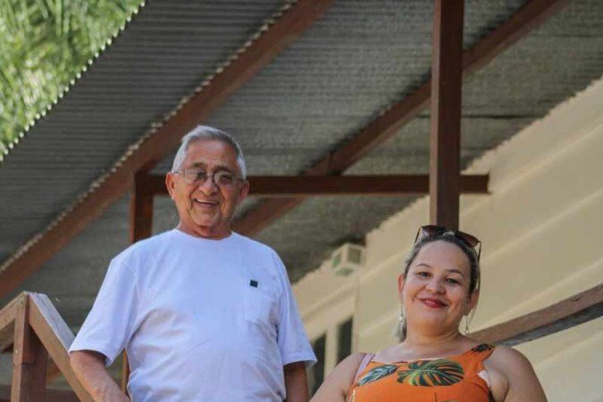  19/01/2024 Crédito: Kayo Magalhães/CB/D.A Press. Brasil. Brasília - DF. Cidades. Museus cívicos do DF. Museo do Catetinho. Na foto, João Rodrigues e Elisangela Soares.