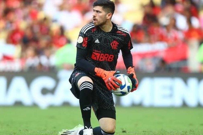 Rossi, goleiro do Flamengo. - (crédito: Gilvan de Souza/Flamengo ) Rossi, goleiro do Flamengo. - (crédito: Gilvan de Souza/Flamengo )