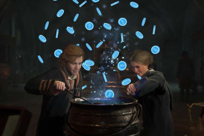 O mundo bruxo da Warner finalmente ganhou um jogo à altura em 2023, que permite aos fãs da saga Harry Potter explorar a escola de magia e bruxaria de Hogwarts -  (crédito: Reprodução/Avalanche Games)