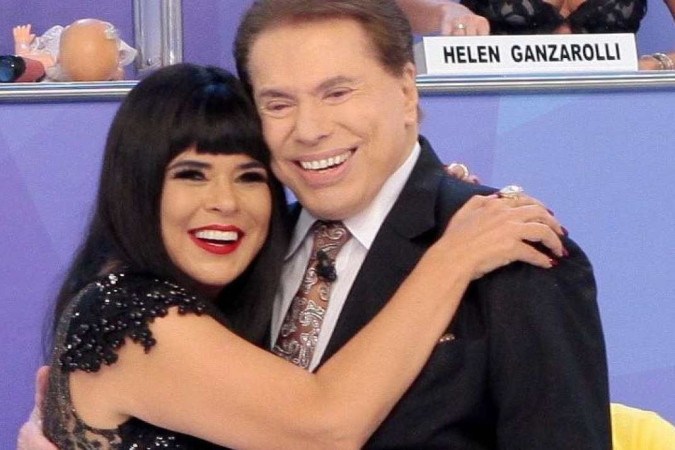 Mara Maravilha e Silvio Santos -  (crédito: Foto reprodução internet)