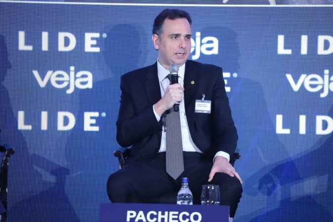 Rodrigo Pacheco disse que o Executivo poderá, se quiser, enviar um projeto de lei propondo nova política de desoneração -  (crédito: Rogério Cajui/LIDE)