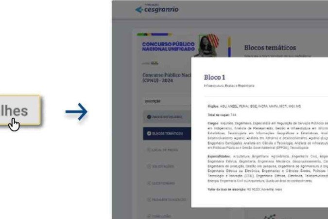  informações do bloco