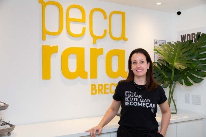 Bruna Vasconi, CEO e fundadora do Peça Rara Brechó 