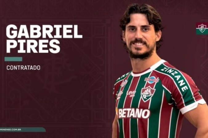 Gabriel Pires é o novo reforço do Fluminense para a temporada de 2024  -  (crédito: - Foto: Mailson Santana/FFC)