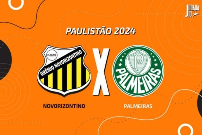 Novorizontino x Palmeiras -  (crédito: Foto: Arte Jogada10)