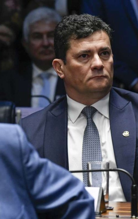 Moro responde uma ação do PL, de Jair Bolsonaro, que acusa o senador de abuso de poder econômico na pré-campanha de 2022 -  (crédito: Roque de Sá/Agência Senado)