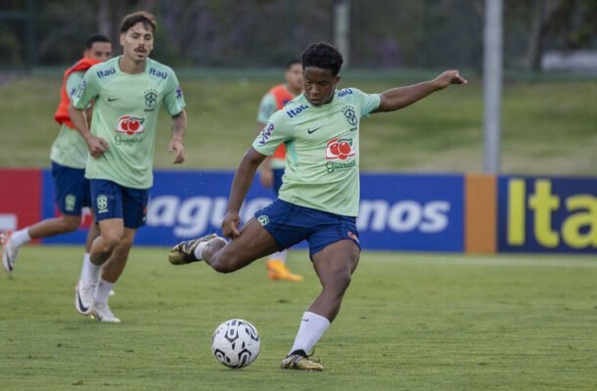 Endrick vê Seleção pronta para a estreia no Pré-Olímpico