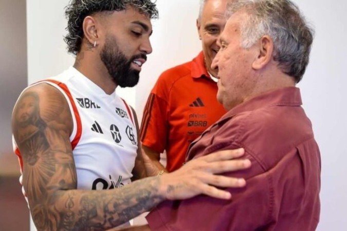 Gabigol e Zico são os únicos jogadores a marcar pelo Flamengo em final de Libertadores - (crédito: Foto: Marcelo Cortes/CRF) Gabigol e Zico são os únicos jogadores a marcar pelo Flamengo em final de Libertadores - (crédito: Foto: Marcelo Cortes/CRF)