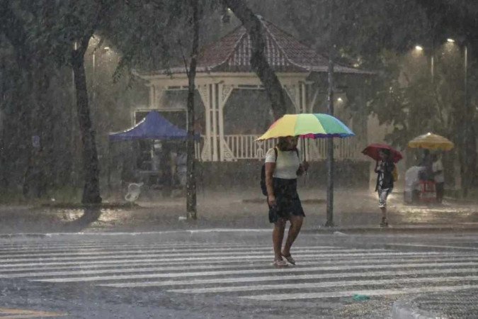 Chuvas castigam São Paulo e Rio de Janeiro -  (crédito: Paulo Pinto/Agência Brasil)