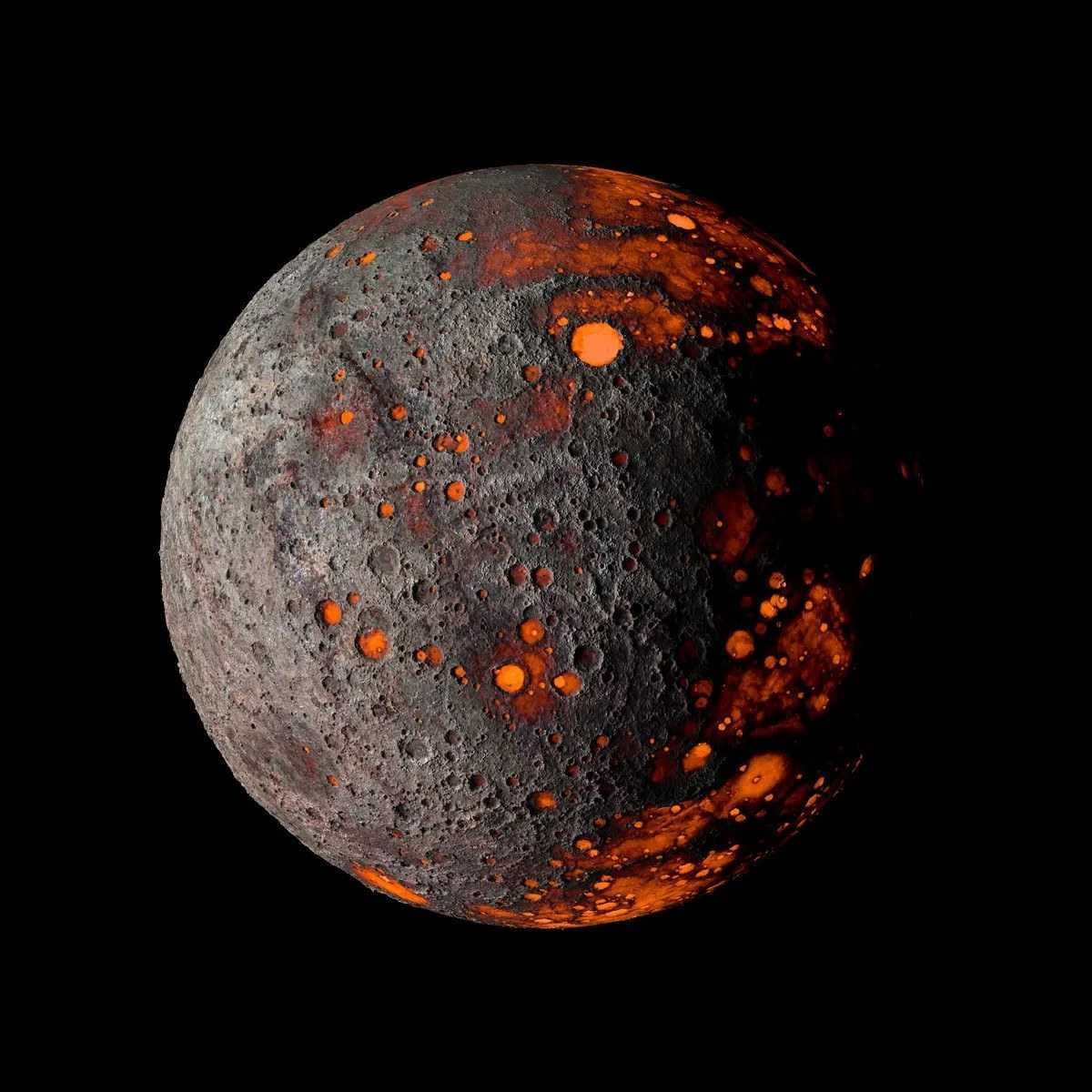 Planeta jovem próximo do tamanho da Terra é metade lava e metade rocha